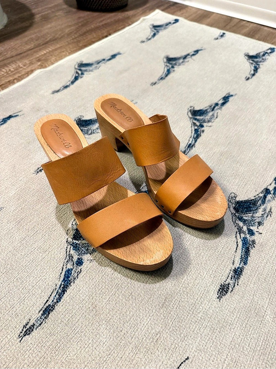 Madewell Shoes - Madewell The Clara Clog Sandal Leather Brown US 8